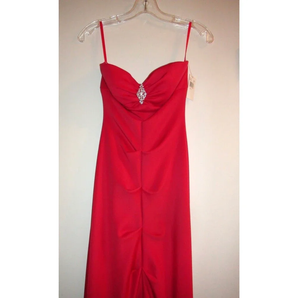 Xscape Strapless Ruched Mermaid Maxi Gown